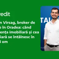 Cosmin Virsag, broker de credite în Oradea: când experiența imobiliară și cea financiară se întâlnesc în același om