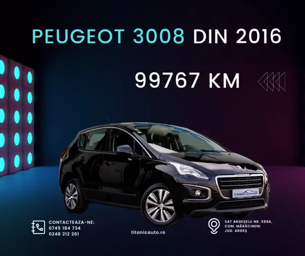 Peugeot 3008 second hand de vanzare