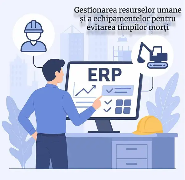 Gestionarea resurselor umane și a echipamentelor pentru evitarea timpilor morți
