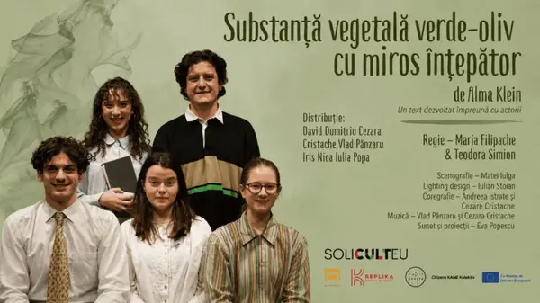 SUBSTANȚĂ VEGETALĂ VERDE-OLIV CU MIROS ÎNȚEPĂTOR